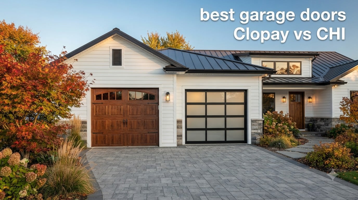 best garage doors Clopay vs CHI