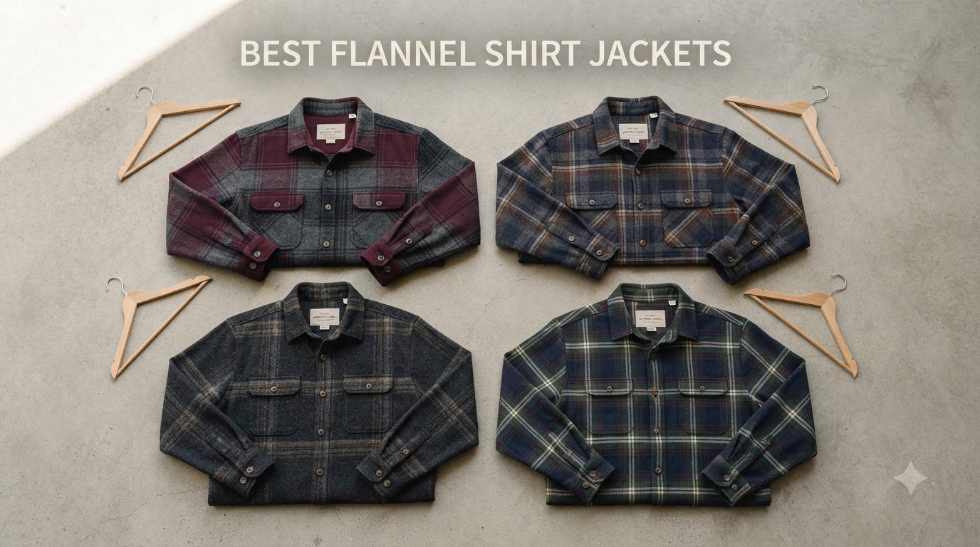 best flannel shirt jackets