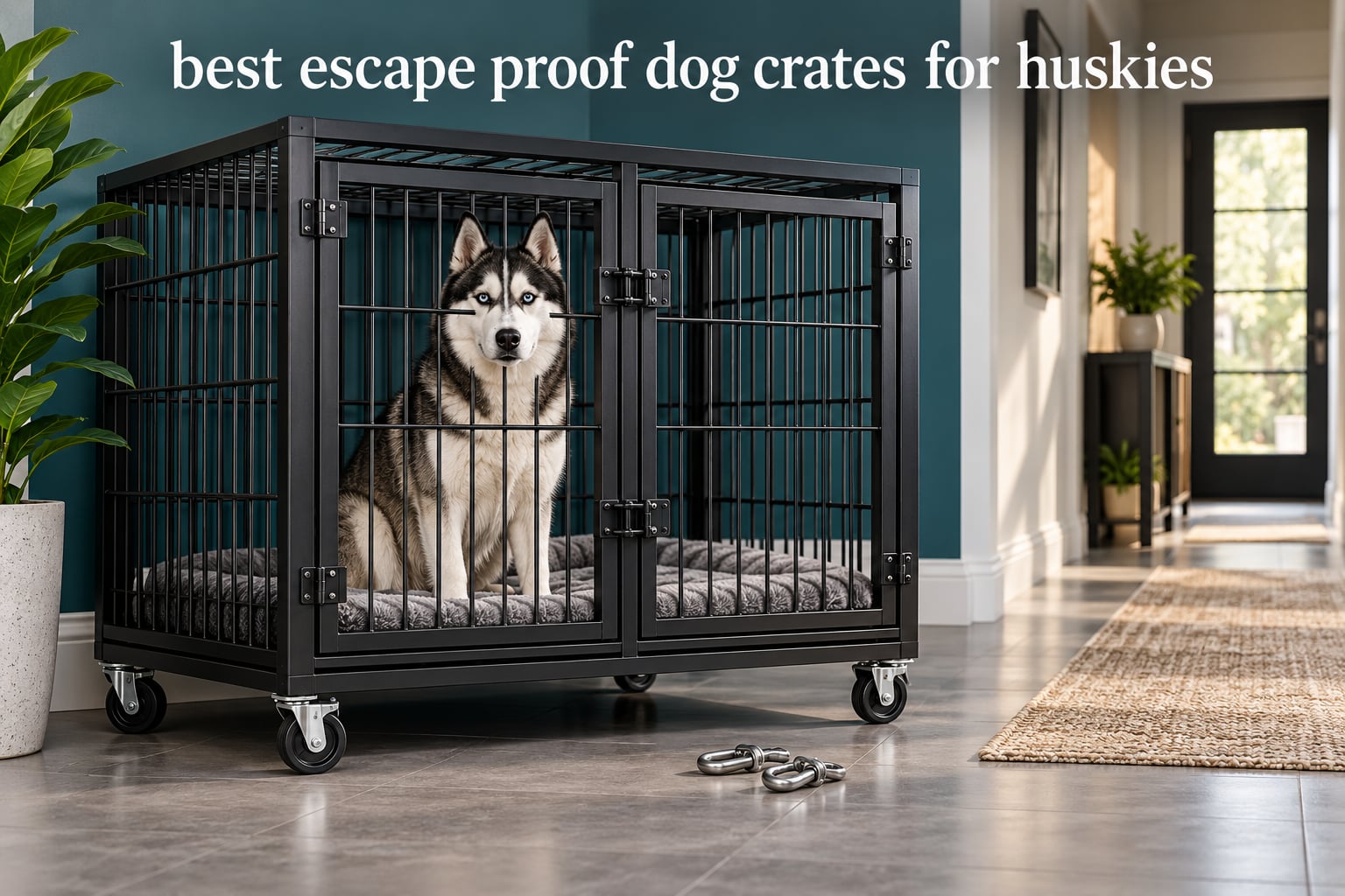 best escape proof dog crates for huskies