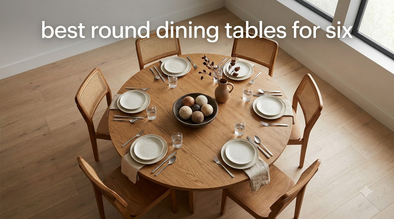 best round dining tables for six
