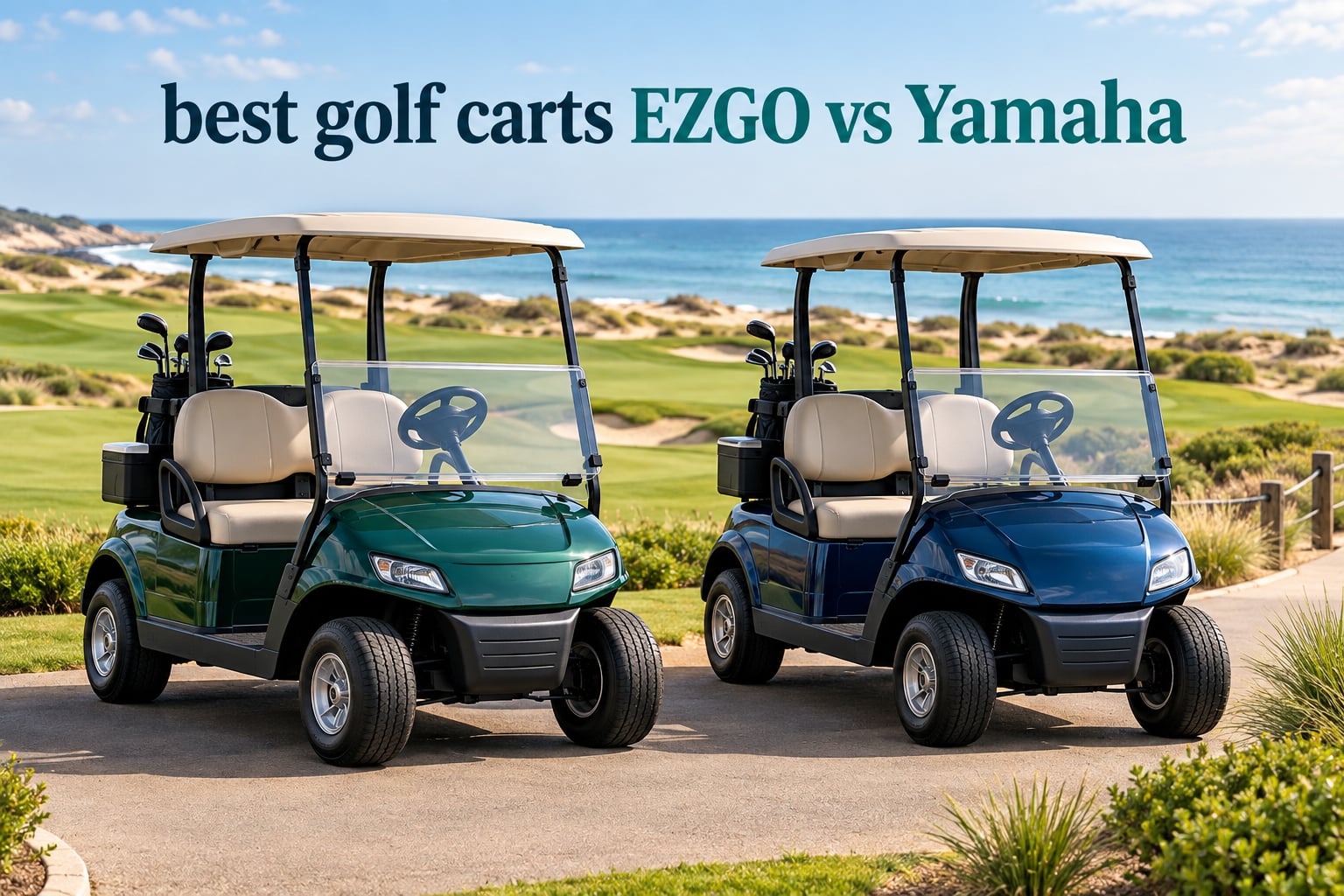 best golf carts EZGO vs Yamaha