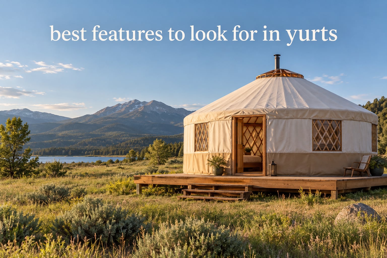 best features to look for in yurts