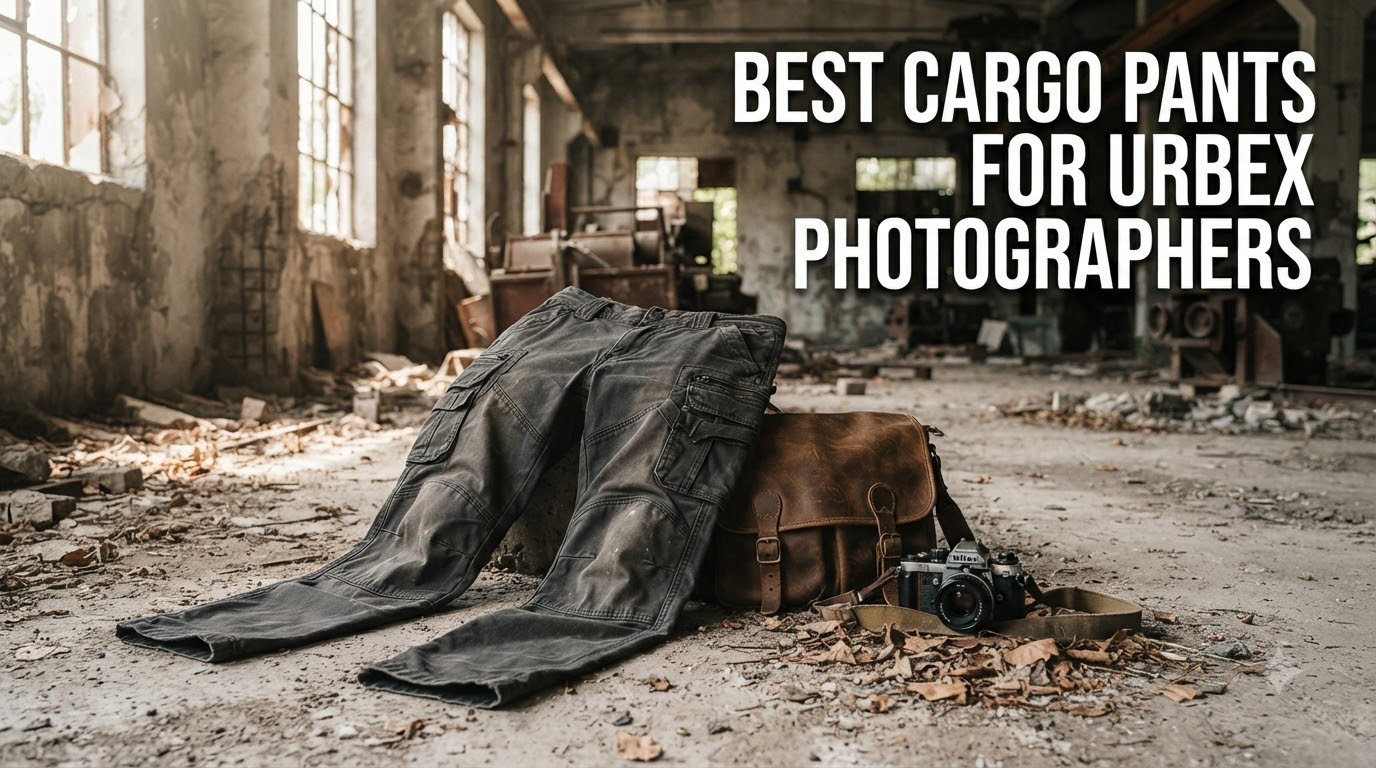 best cargo pants for urbex photographers