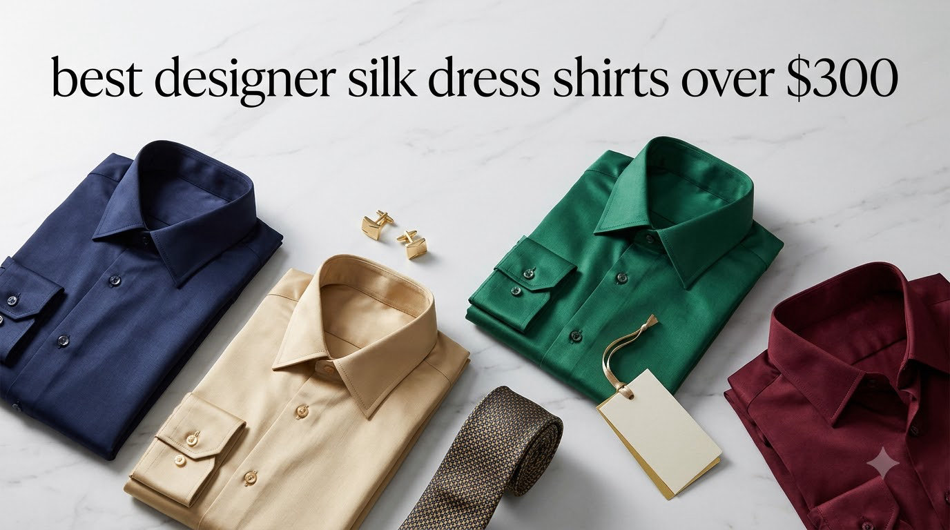 best designer silk dress shirts over $300