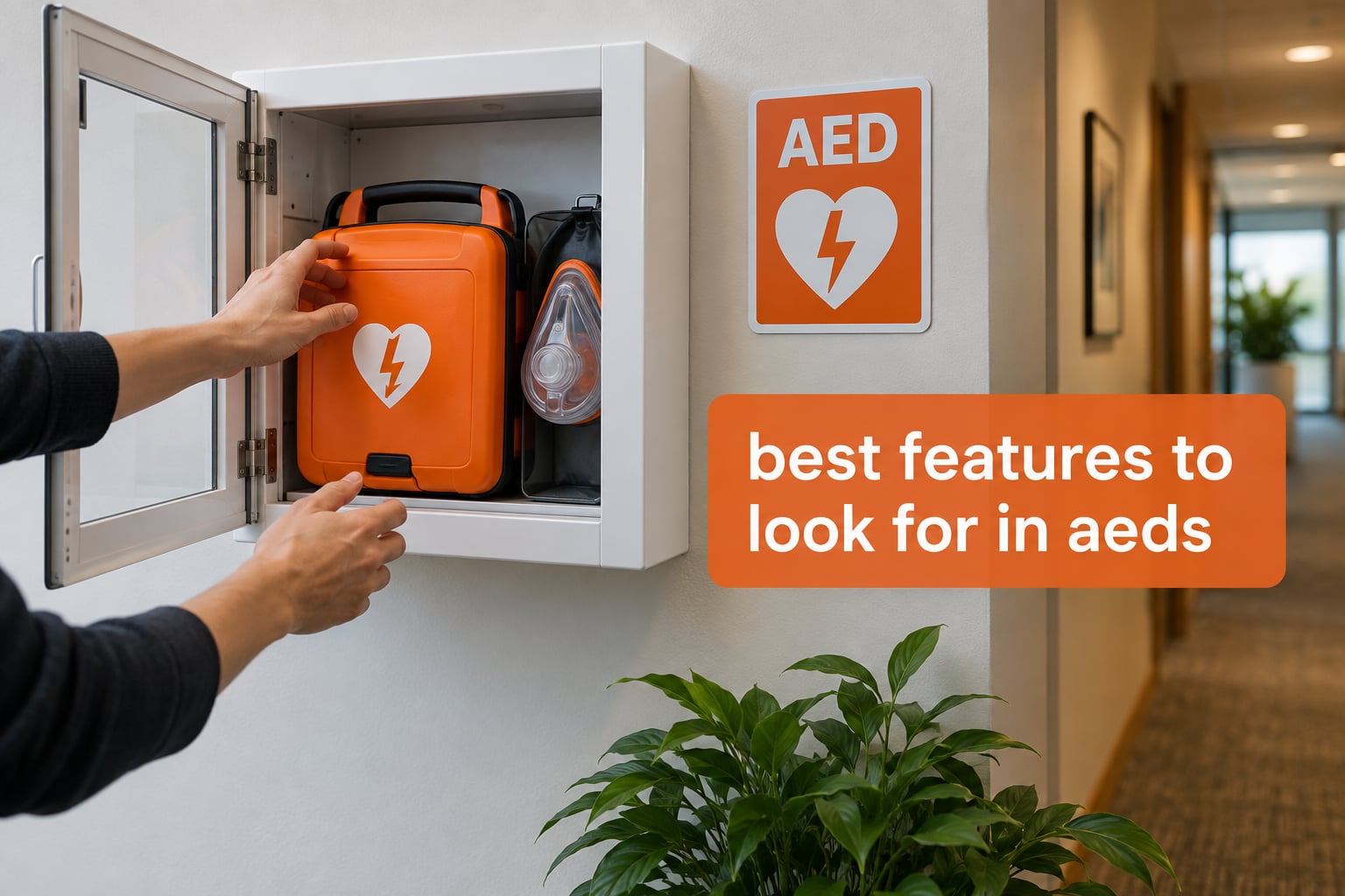 best features to look for in aeds