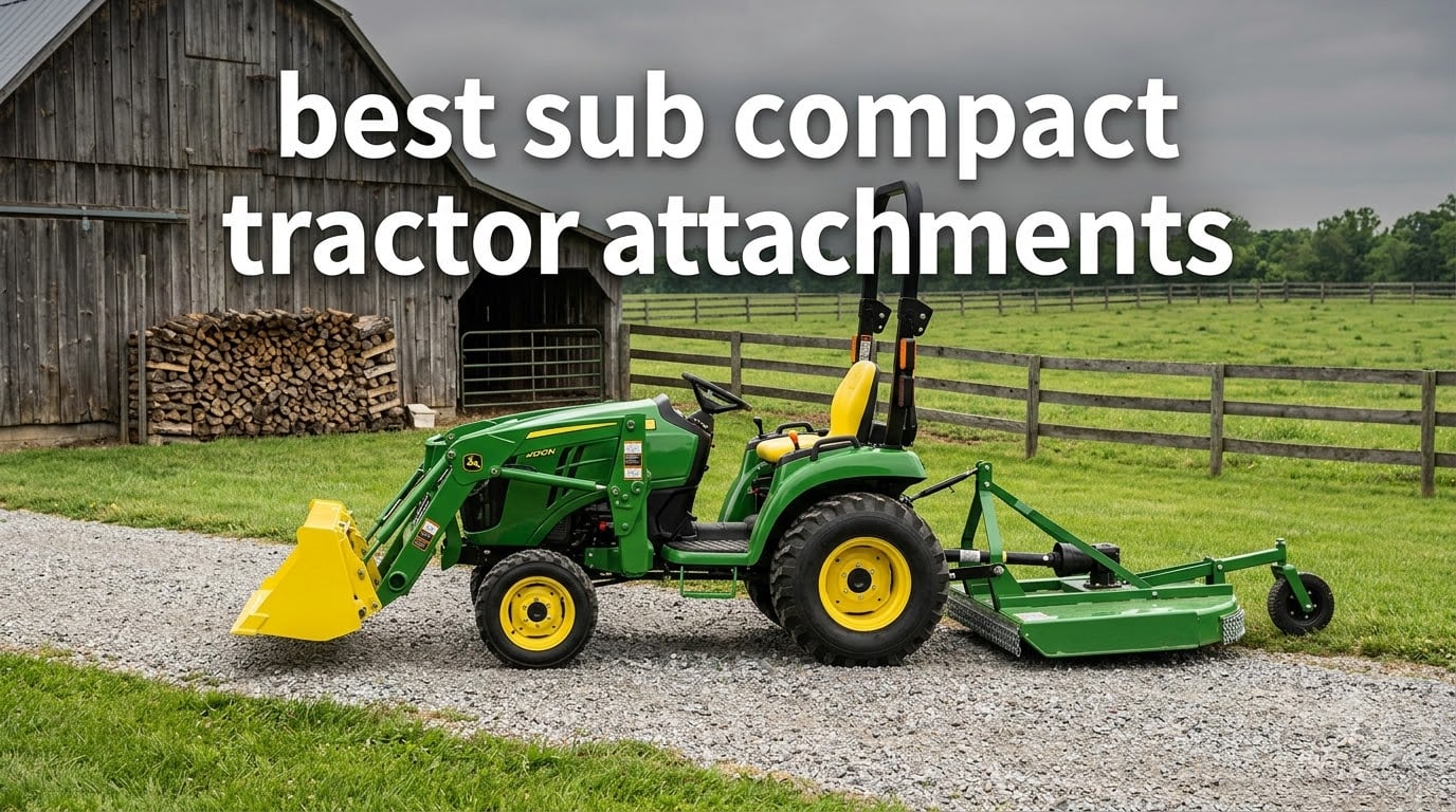best sub compact tractor attachments