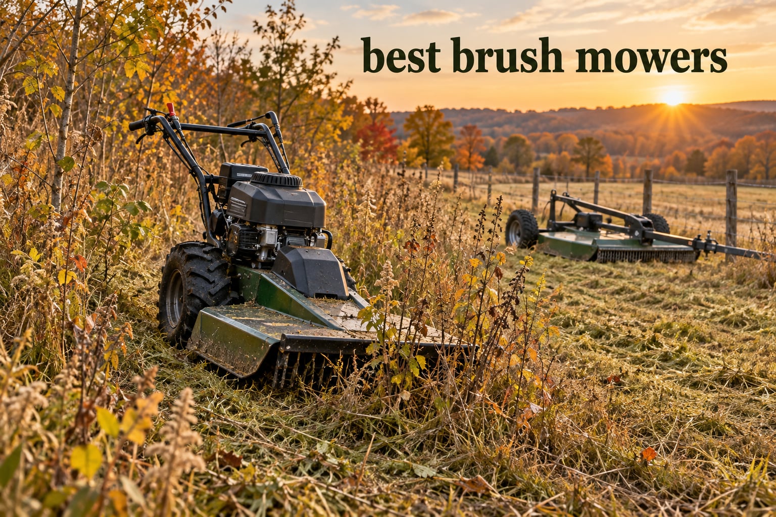best brush mowers