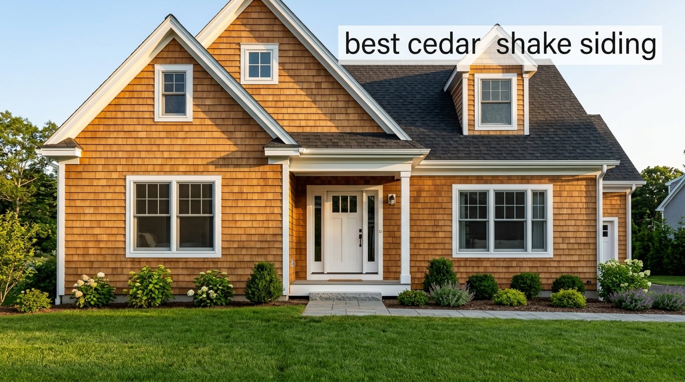 best cedar shake siding