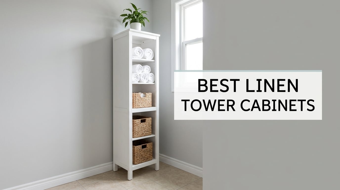 best linen tower cabinets