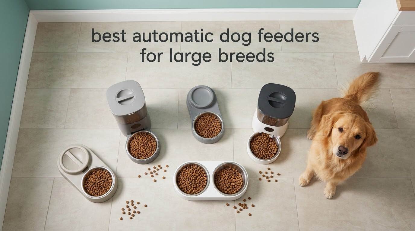 best automatic dog feeders for large breeds