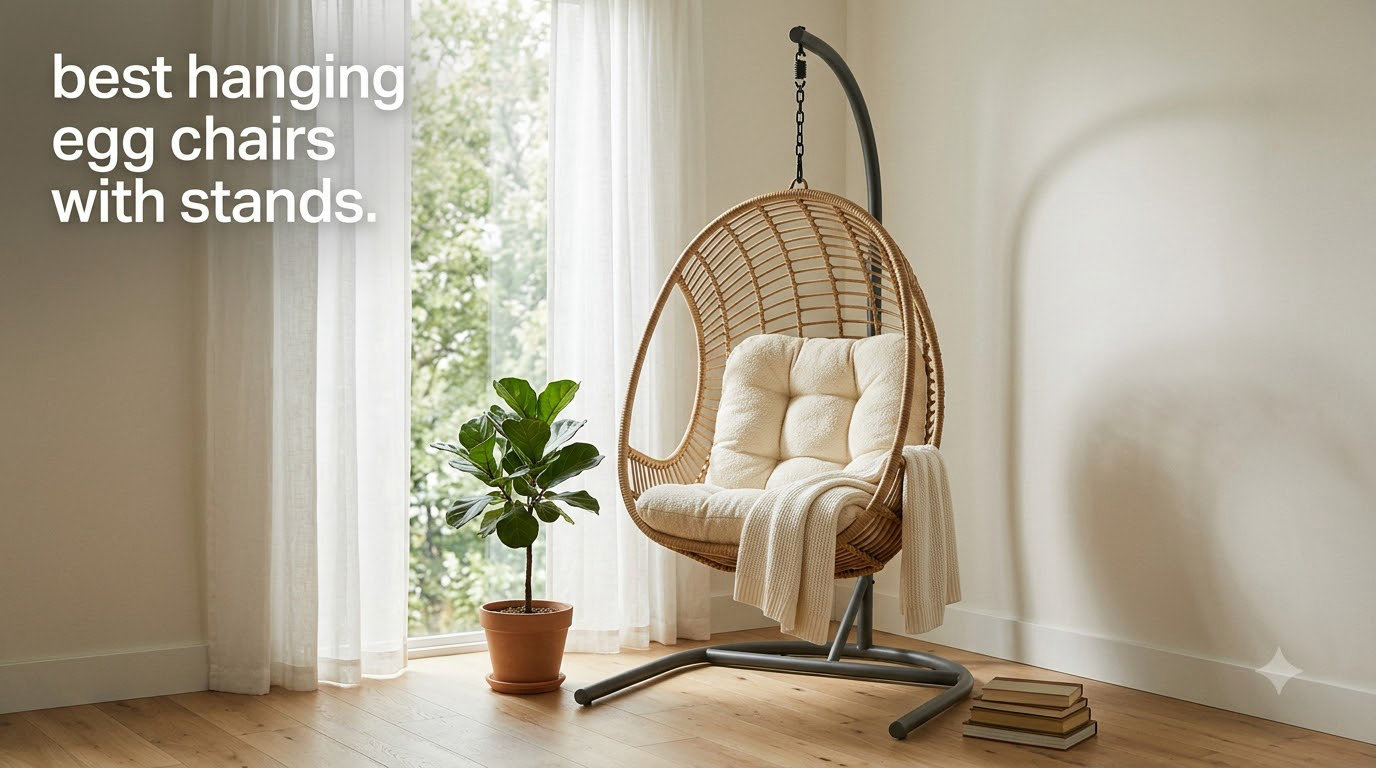 best hanging egg chairs with stands