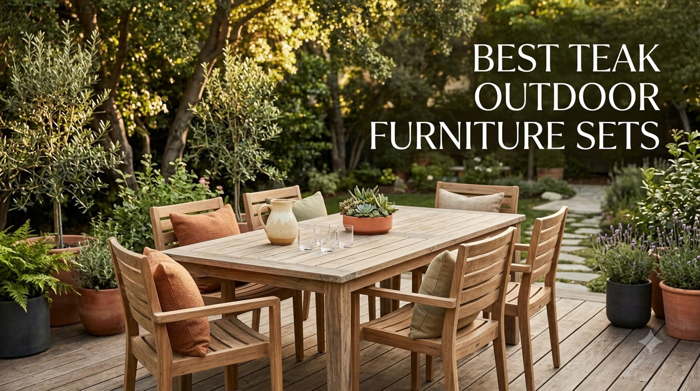 best teak outdoor furniture sets