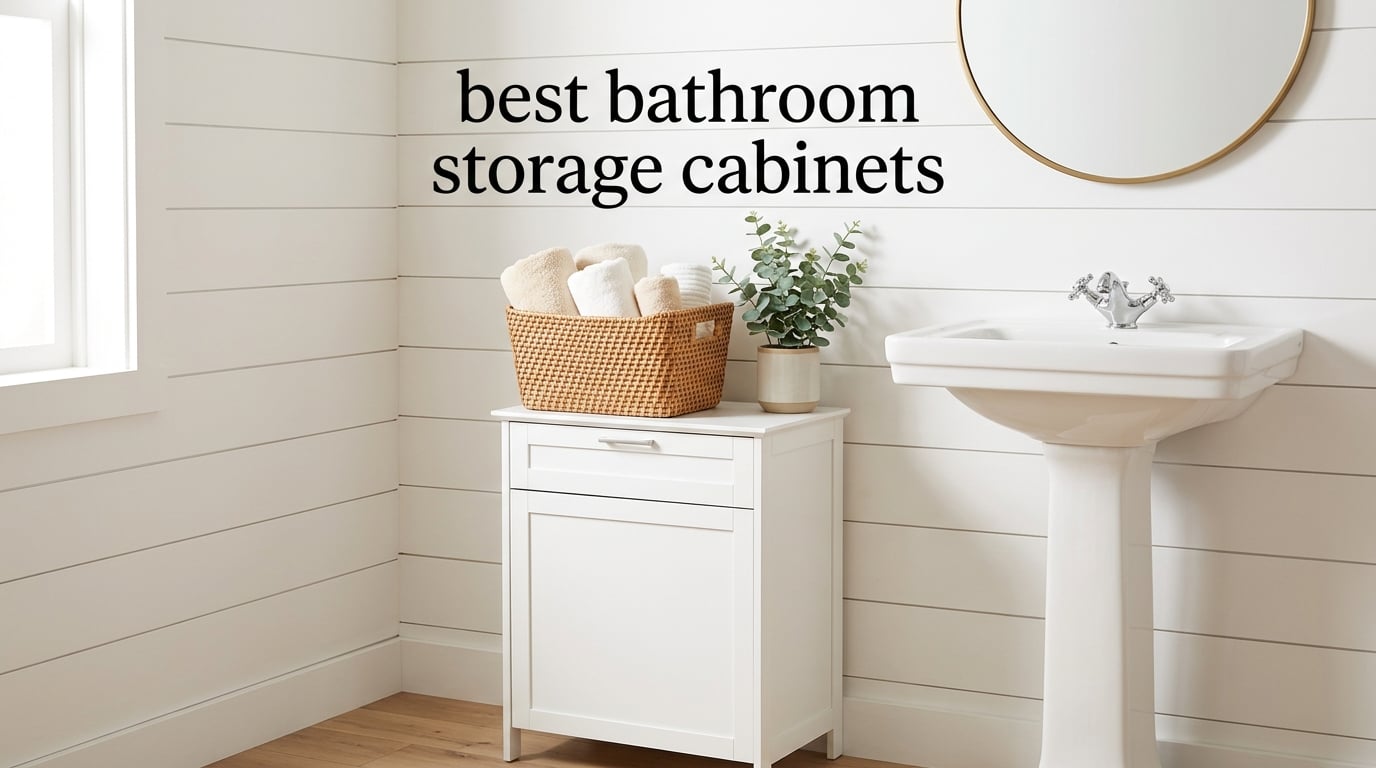 best bathroom storage cabinets