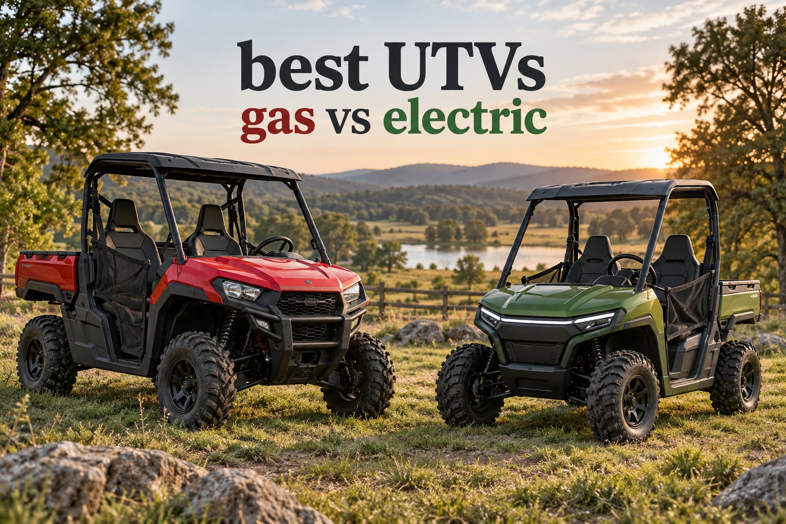 best UTVs gas vs electric