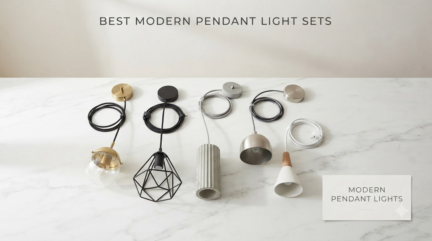 best modern pendant light sets