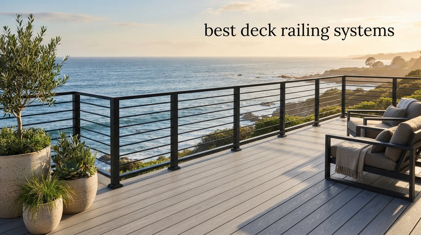 best deck railing systems