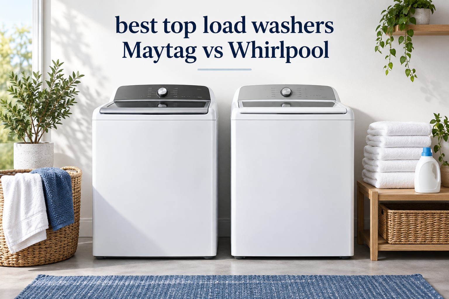 best top load washers Maytag vs Whirlpool