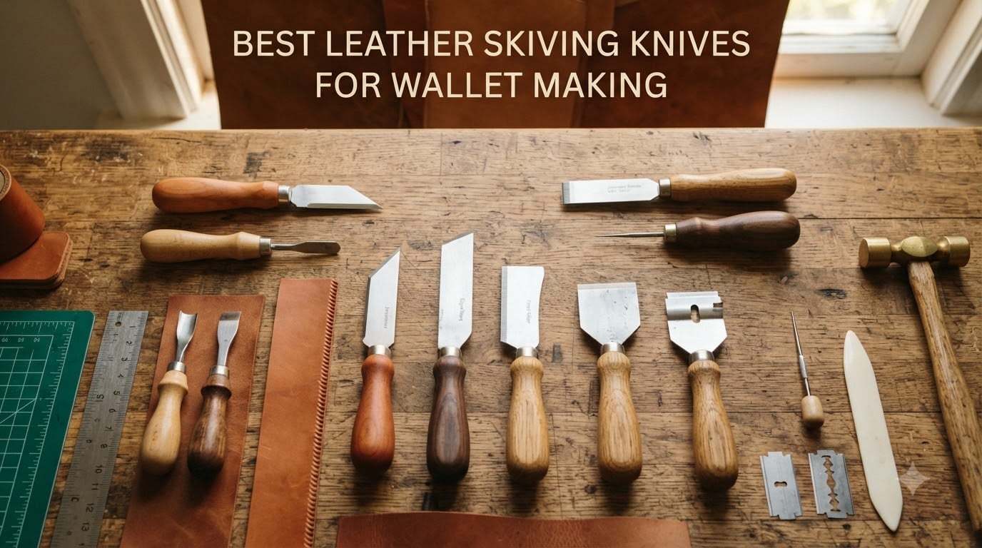 best leather skiving knives for wallet making