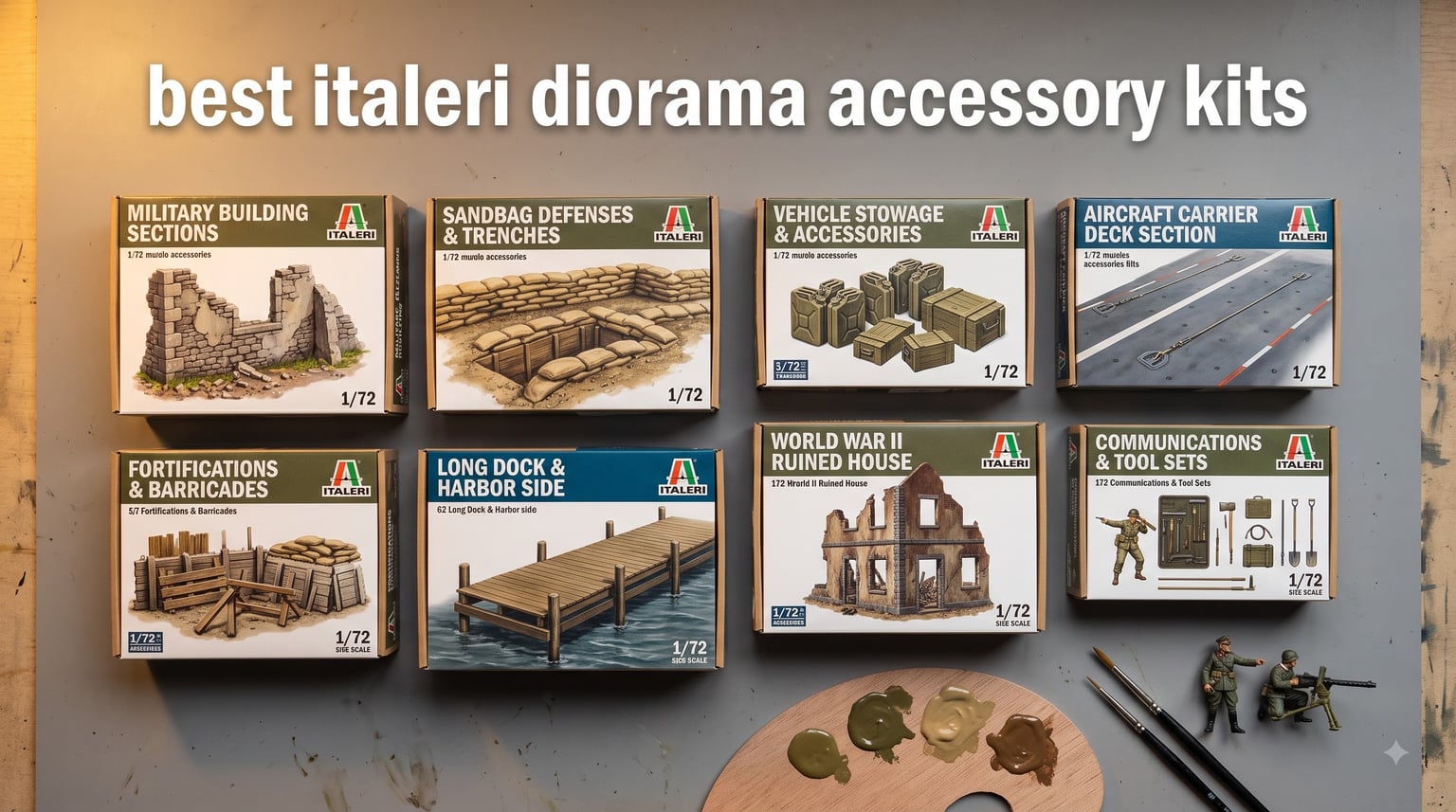 best italeri diorama accessory kits