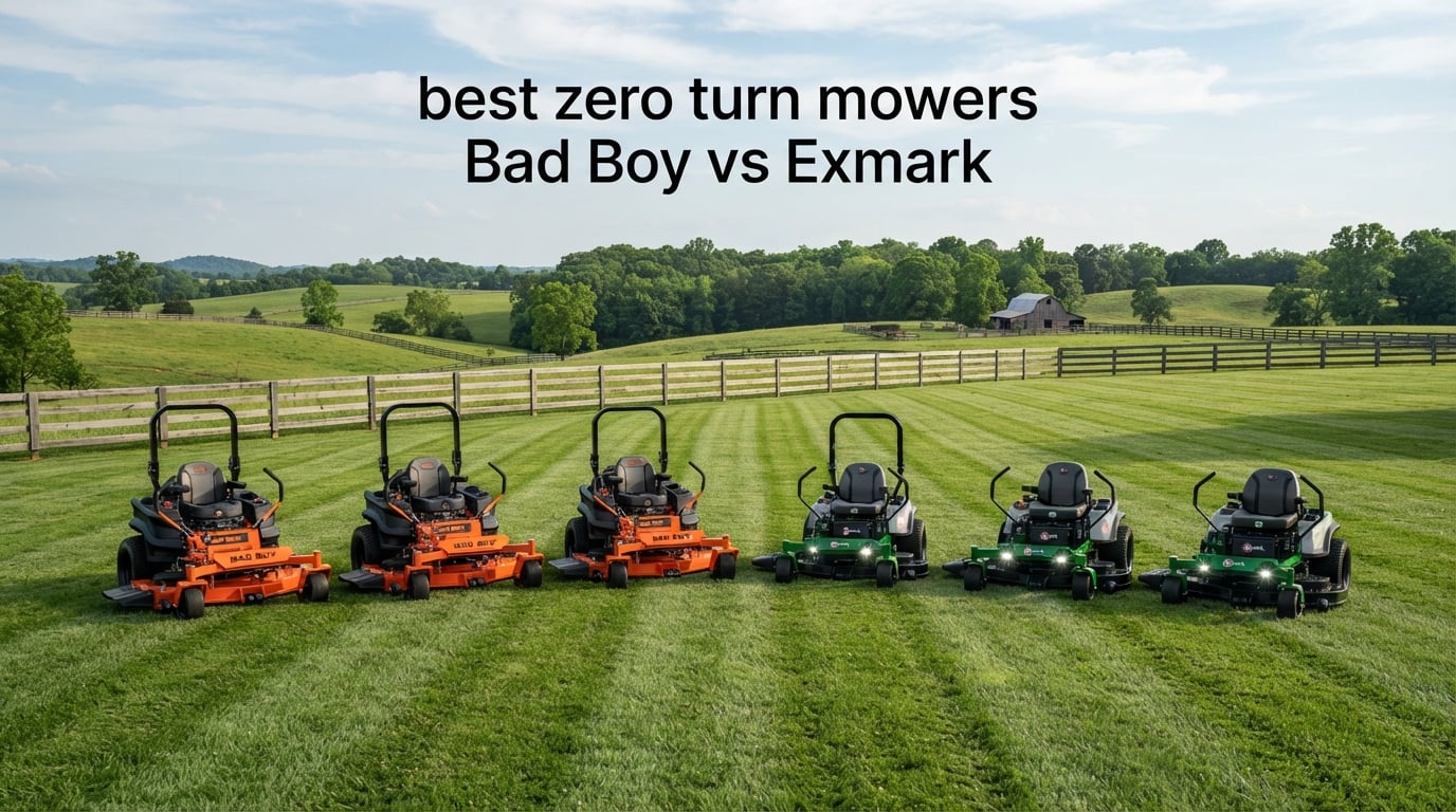 best zero turn mowers Bad Boy vs Exmark
