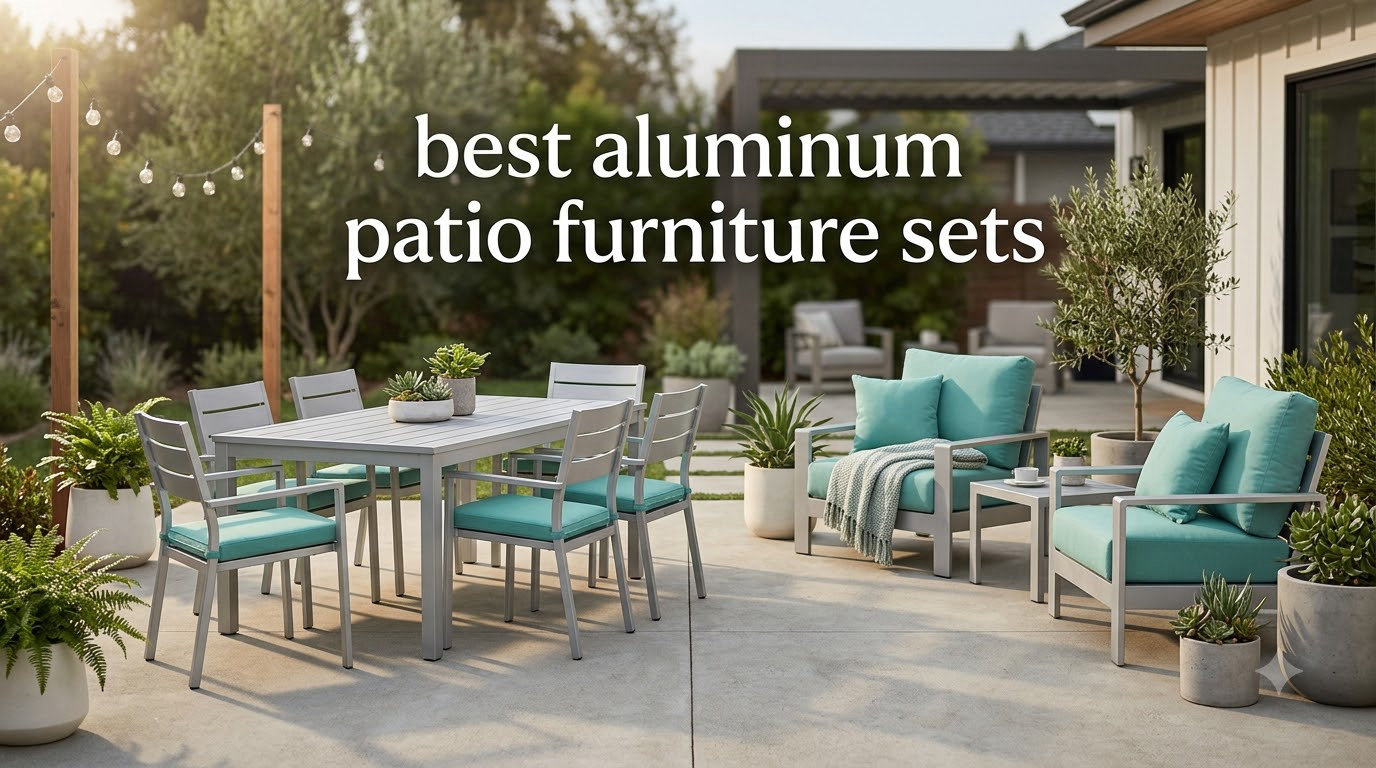 best aluminum patio furniture sets