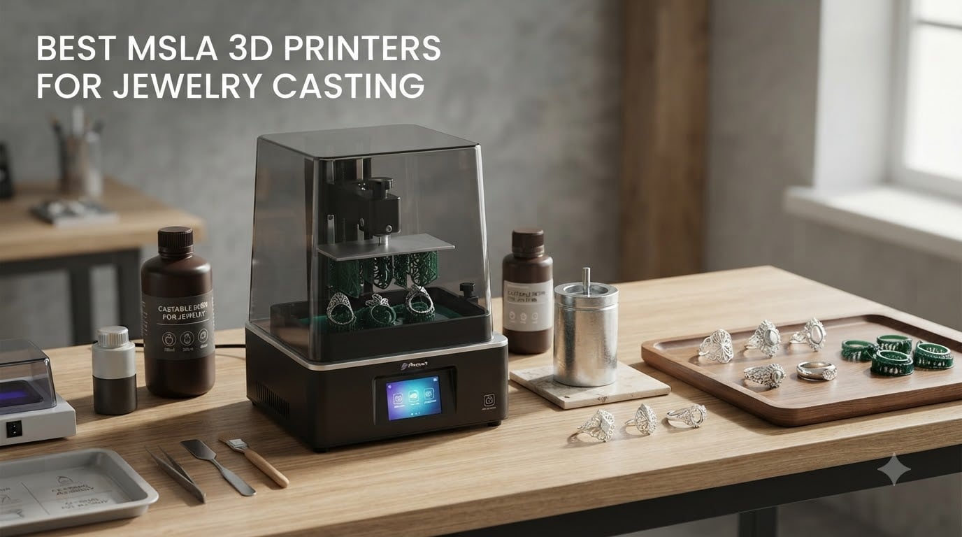 best msla 3d printers for jewelry casting