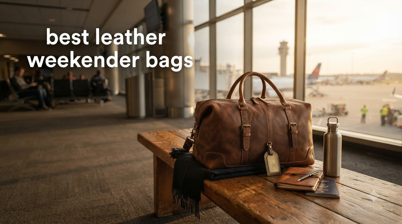 best leather weekender bags