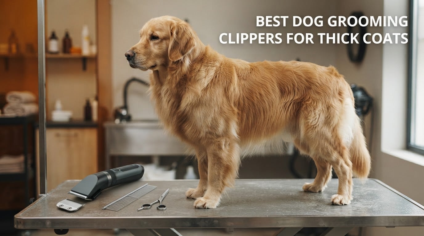 best dog grooming clippers for thick coats