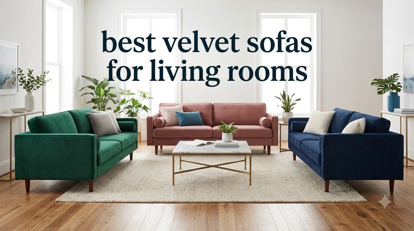 best velvet sofas for living rooms