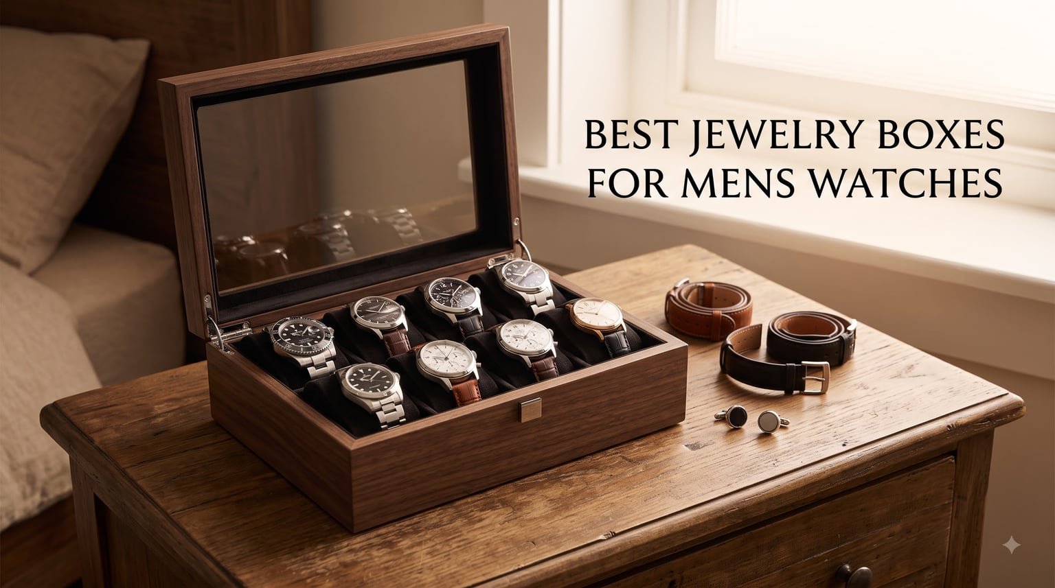 best jewelry boxes for mens watches