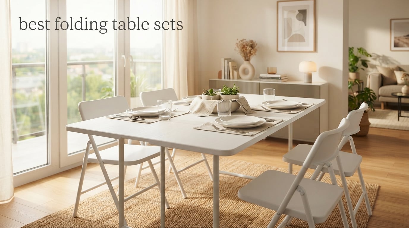 best folding table sets