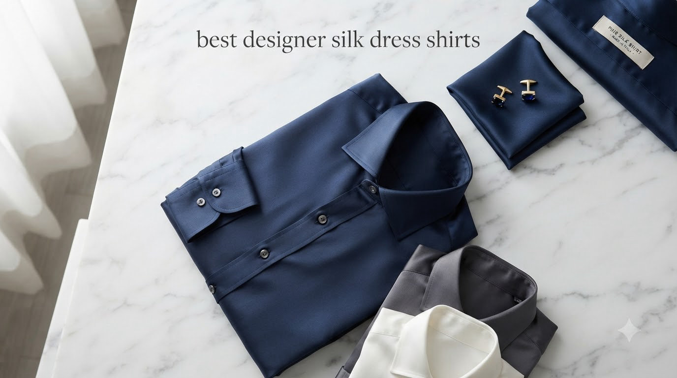 best designer silk dress shirts