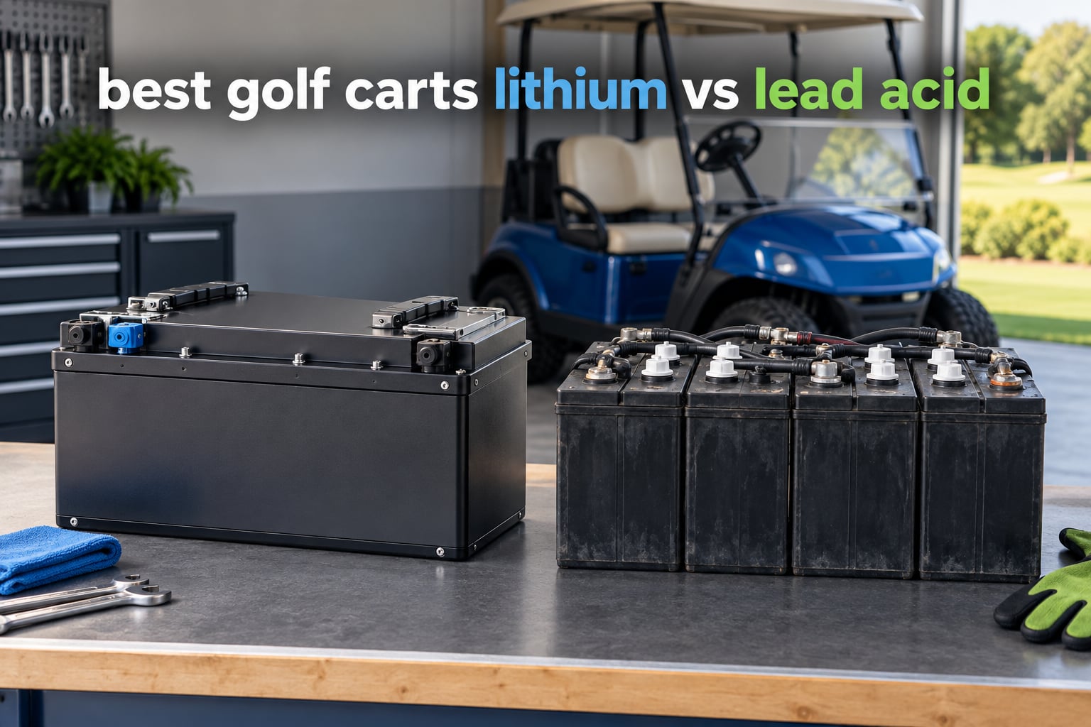 best golf carts lithium vs lead acid