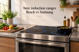 best induction ranges Bosch vs Samsung
