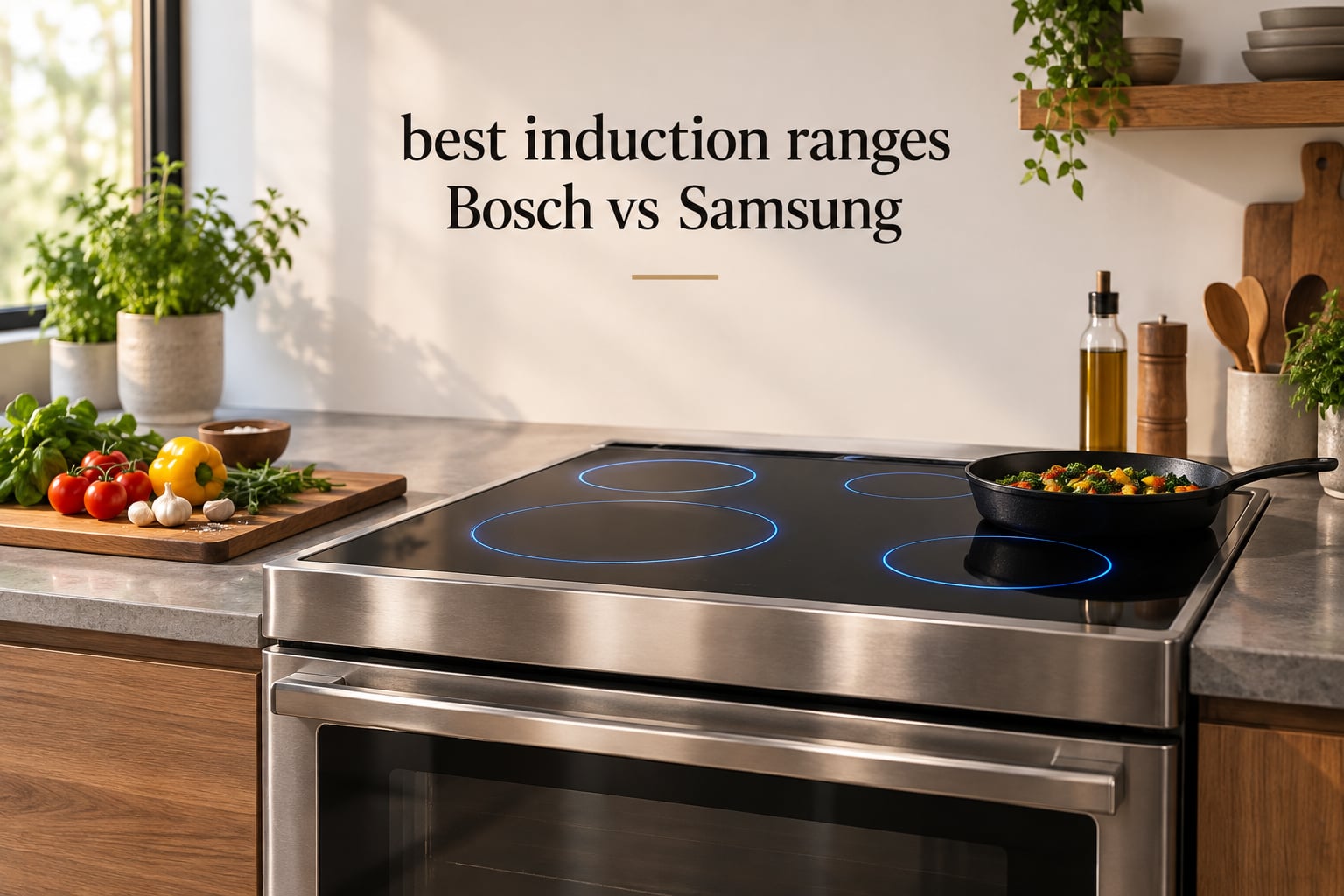 best induction ranges Bosch vs Samsung