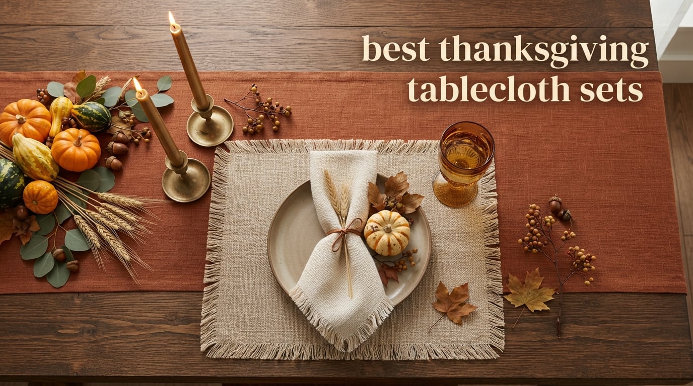 best thanksgiving tablecloth sets