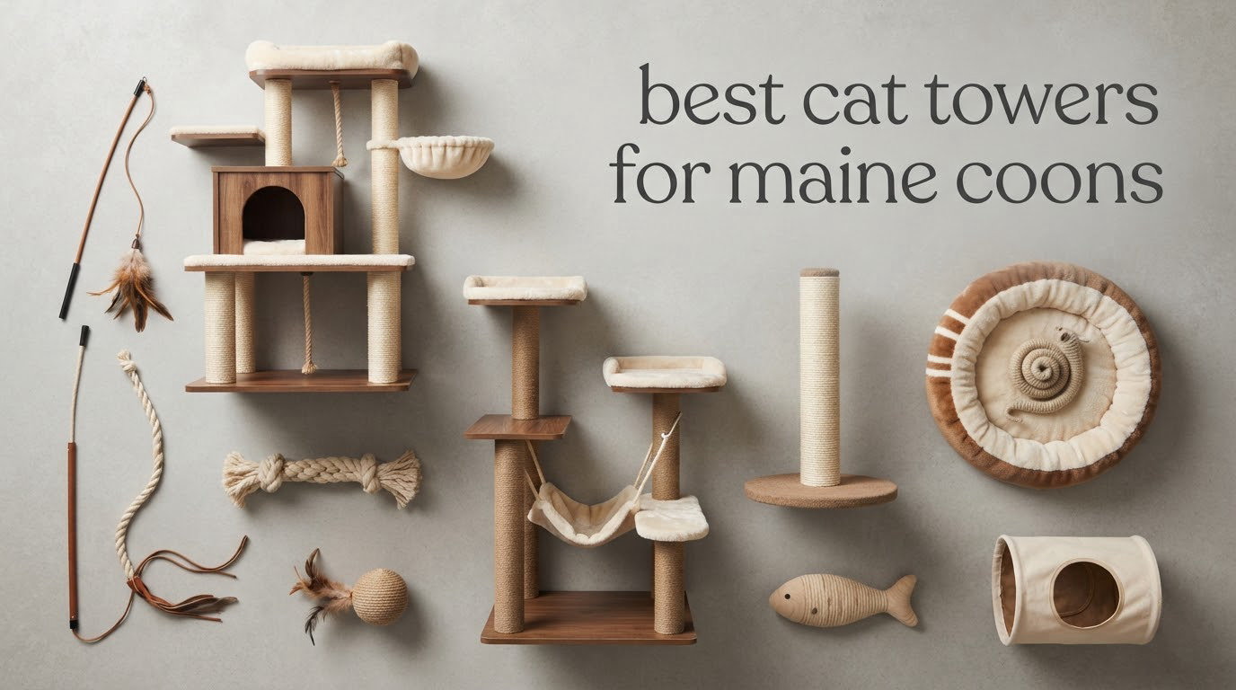 best cat towers for maine coons