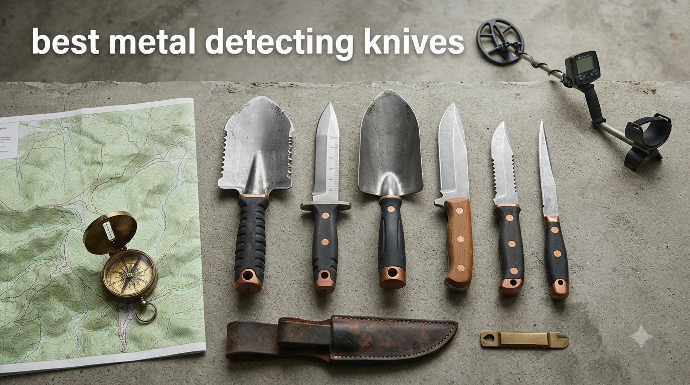 best metal detecting knives
