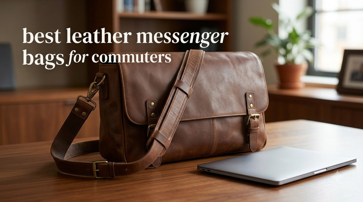 best leather messenger bags for commuters
