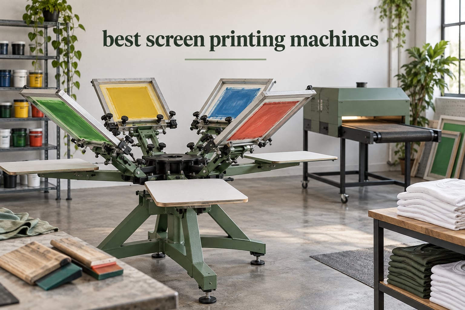 best screen printing machines