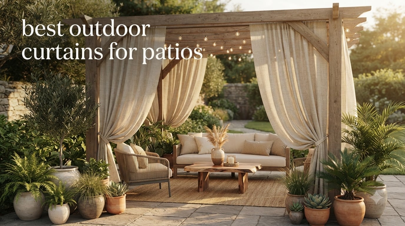 best outdoor curtains for patios