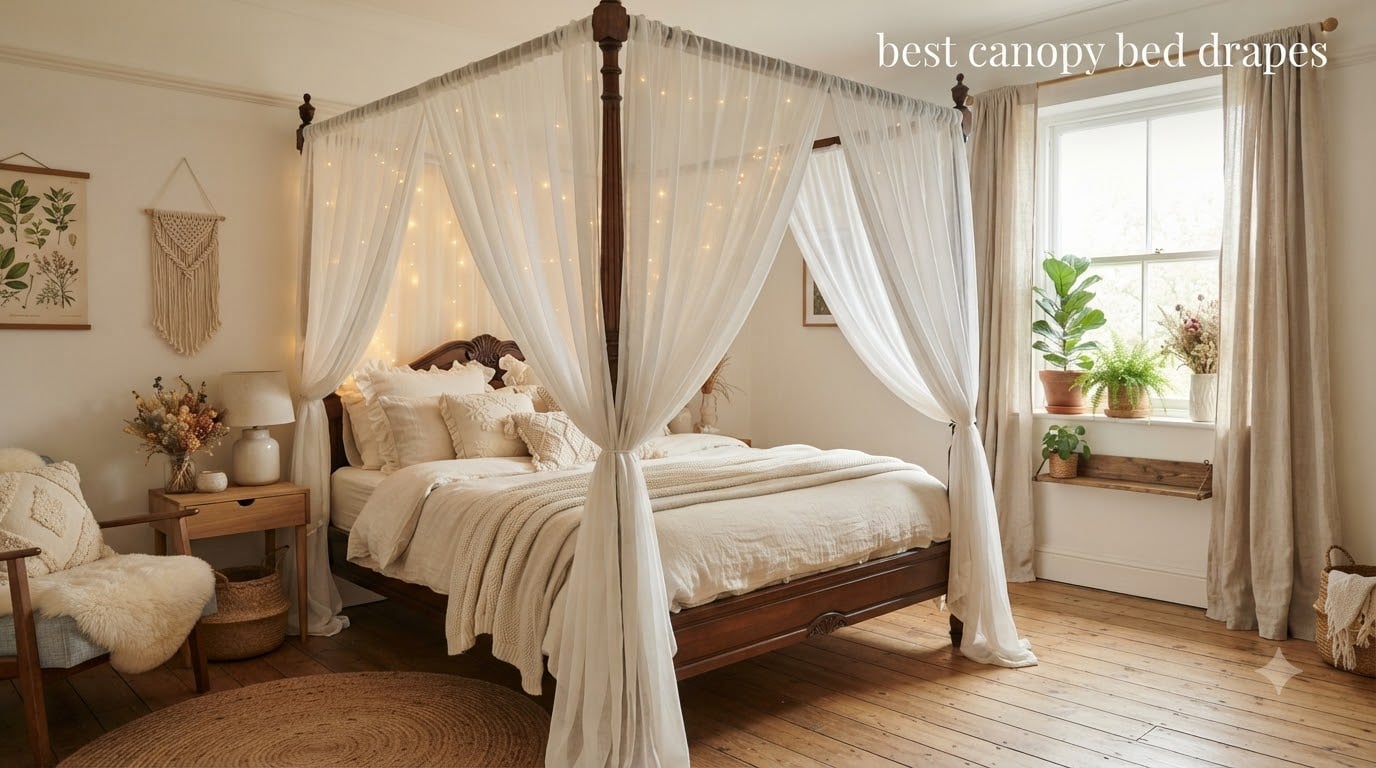 best canopy bed drapes