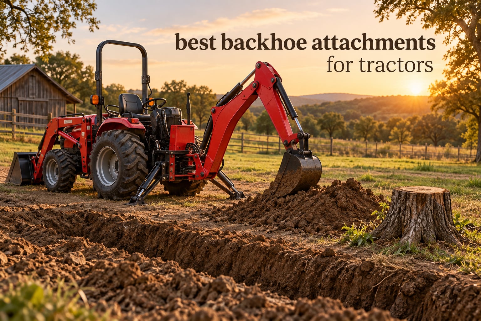 best backhoe attachments for tractors