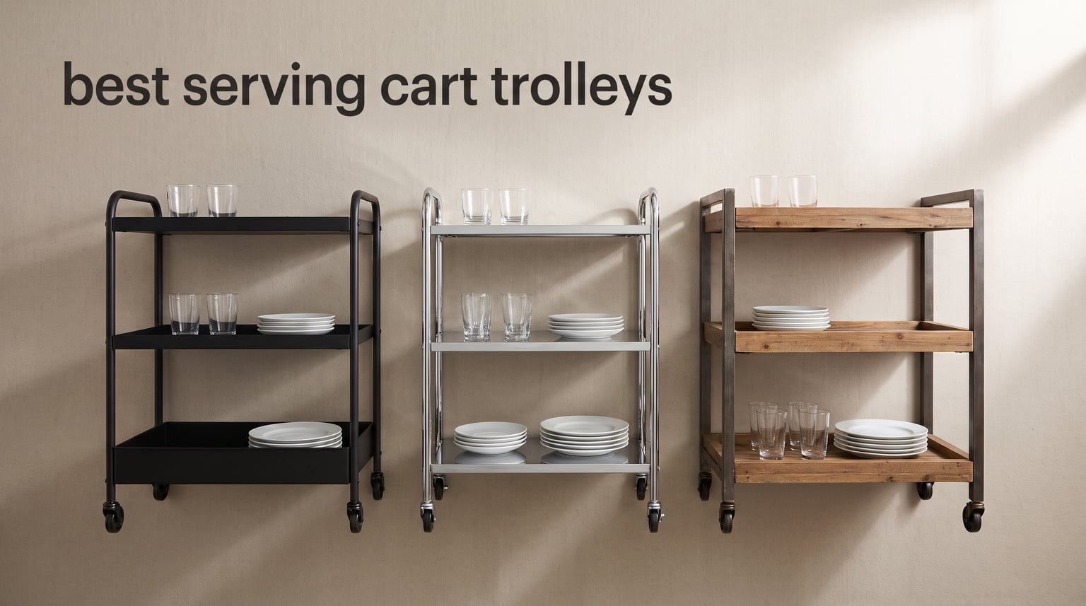 best serving cart trolleys