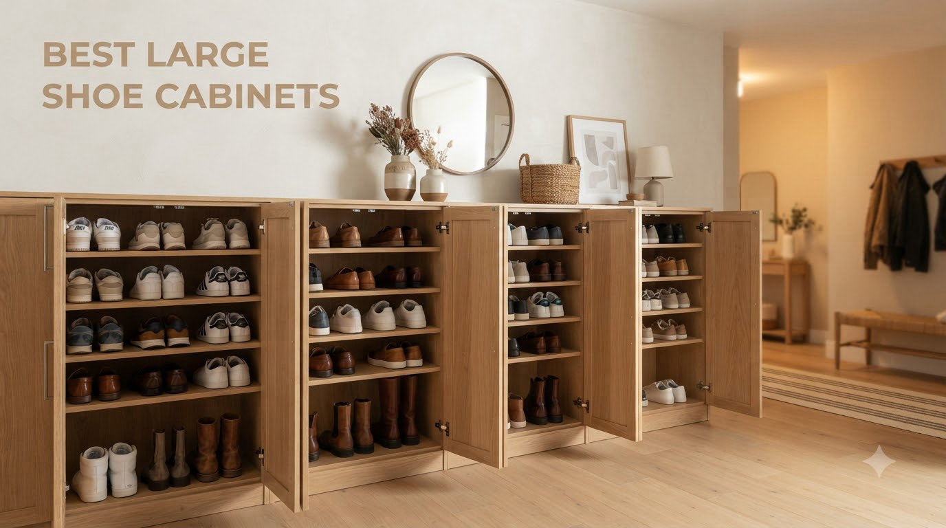 best large shoe cabinets