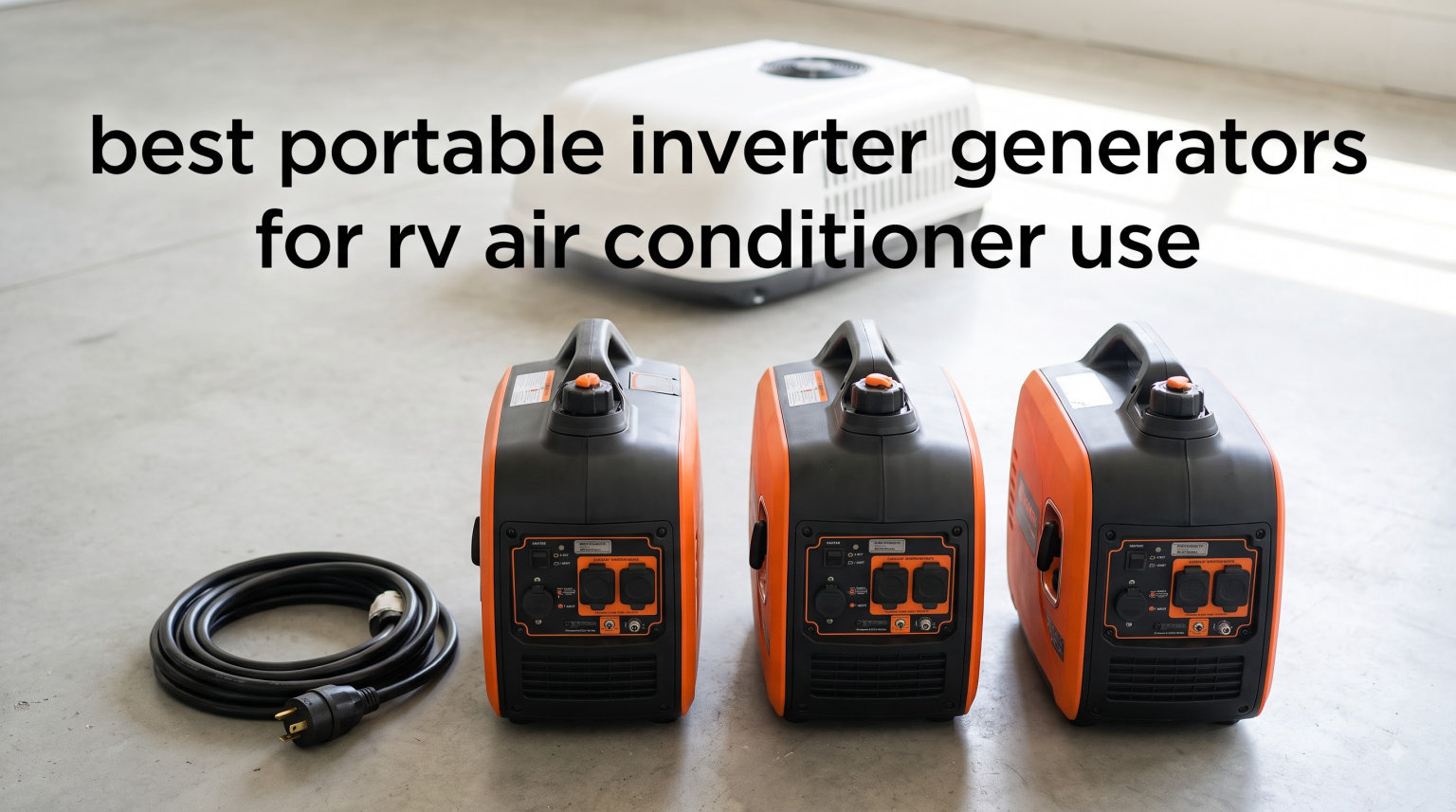 best portable inverter generators for rv air conditioner use