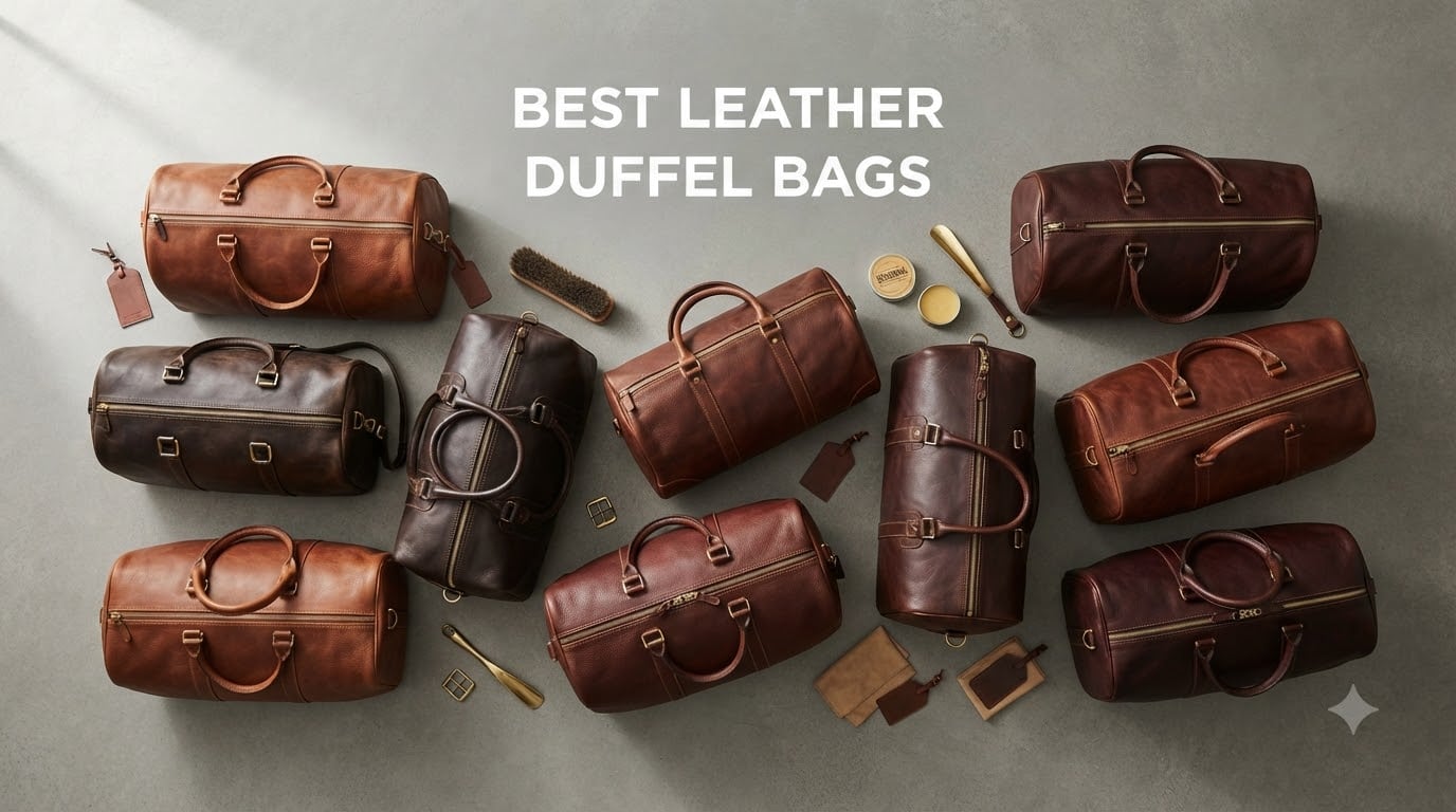 best leather duffel bags
