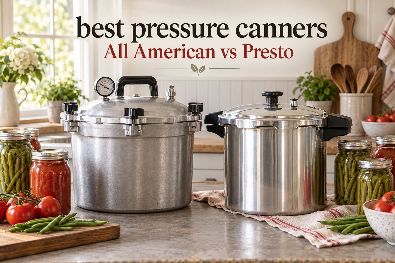 best pressure canners All American vs Presto