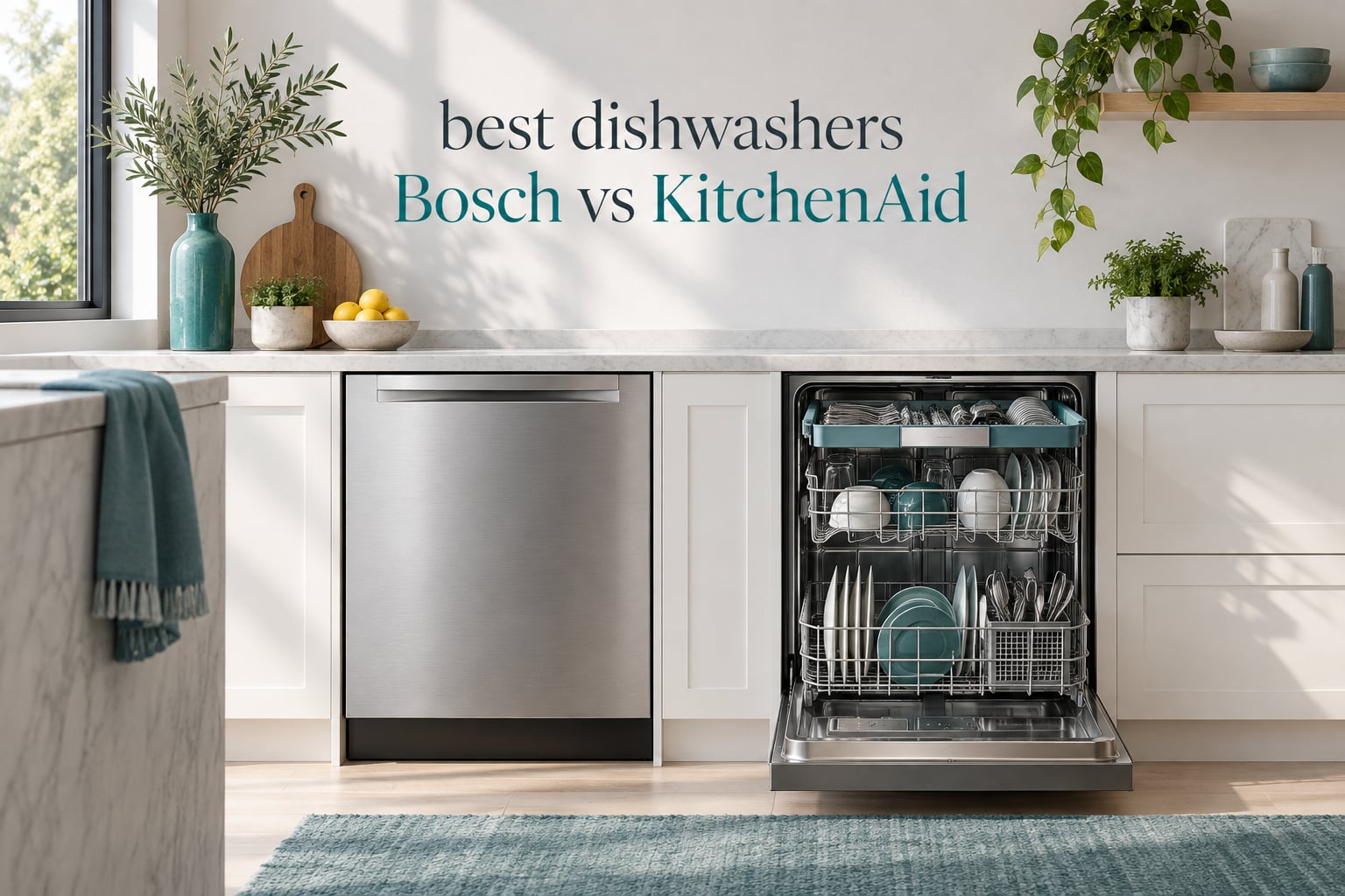 best dishwashers Bosch vs KitchenAid