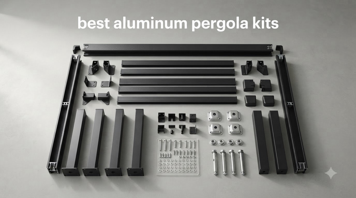 best aluminum pergola kits